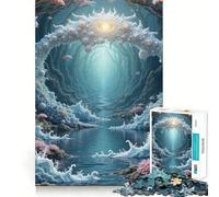 Puzzle de 1000 pièces représentant Une Arche Mystique au-Dessus de l'eau, idéal pour Adultes et Stimulant la réflexion Un Cadeau Charmant ! (38x26cm)