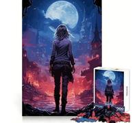 Puzzle de 1000 pièces représentant Une chasseuse de Vampires d'anime, idéal pour Les Adolescents : entraînement Intelligent, détente et découpe Impeccable Un Cadeau Parfait ! (50x75cm)
