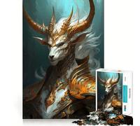Puzzle de 1000 pièces représentant Une créature Mythique et Fantastique, Un Puzzle Difficile pour Adultes Think Toy, Un Jeu paisible et Amusant, Une œuvre d'art aux découpes nettes (38x52cm)