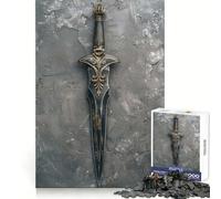 Puzzle de 1000 pièces représentant Une dague de Ninja Antique pour Adultes (38x52cm) Stimule l'esprit, apaisement et évasion Bords Uniformes