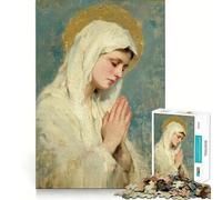 Puzzle de 1000 pièces représentant Une Femme en prière avec Une auréole, idéal pour Les Adolescents Jeu de logique, Passe-Temps à la Maison, découpe précise, Cadeau de fête 50x75cm