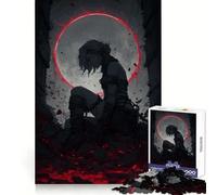 Puzzle de 1000 pièces représentant Une Figure enchaînée avec Un Cercle Rouge,idéal pour Adultes Découpe Lisse,Plaisir d'assemblage Optimal et Cadeau Parfait (38x52cm)