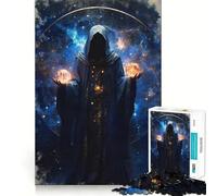 Puzzle de 1000 pièces représentant Une Figure Mystique avec des orbes, idéal pour Les Adolescents Stimule la mémoire, se détend et s'amuse Un Cadeau Exquis (50x75cm)