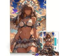 Puzzle de 1000 pièces représentant Une Fille d'anime angélique Jeu de réflexion Découpe de Haute précision Défi Amusant pour Passer Le Temps d'attente (38x26cm)