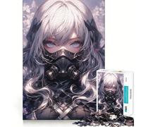 Puzzle de 1000 pièces représentant Une Fille d'anime Assassin,idéal pour Les Adolescents Stimule l'esprit,Amusant,découpe Nette,Composants Robustes,activité de Groupe réconfortante (38x26cm)