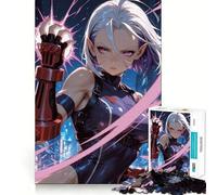 Puzzle de 1000 pièces représentant Une Fille d'anime avec Un Bras cybernétique Jeu créatif et Stimulant Assemblage sécurisé,sans pièces détachables Activité pour Partager Un Moment privilégié 38x52cm
