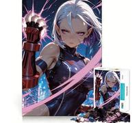 Puzzle de 1000 pièces représentant Une Fille d'anime avec Un Bras cybernétique Jeu créatif et Stimulant Assemblage sécurisé,sans pièces détachables Activité idéale pour Partager Un Moment Convivial