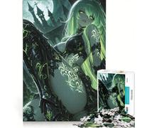 Puzzle de 1000 pièces représentant Une Fille d'anime dans Un Univers de Dark Fantasy, décoration Murale, défi à relever, renforce Les Liens Amoureux 50x75cm