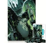 Puzzle de 1000 pièces représentant Une Fille d'anime dans Un Univers de Dark Fantasy Jeu créatif,pièces Robustes et découpées avec précision Idéal Cadeau Parfait pour Les Petits tracas