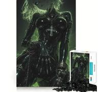 Puzzle de 1000 pièces représentant Une Fille d'anime en Combinaison en Latex,idéal pour Les Adolescents Jeu Stimulant et Facile à Assembler,Parfait pour Une activité familiale Amusante en soirée