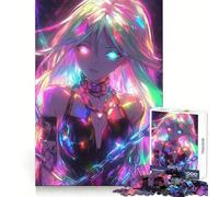 Puzzle de 1000 pièces représentant Une Fille d'anime enchaînée,idéal pour Adultes,pour stimuler la mémoire et se détendre Cadeau Original et Stimulant (38x52cm)