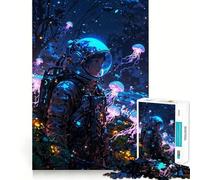 Puzzle de 1000 pièces représentant Une Fille d'anime Perdue dans Un Monde Merveilleux (50x75cm),Un Jeu Stimulant la réflexion avec des pièces Bien fixées et sans pièces détachées,idéal pour la Maison