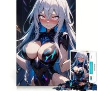Puzzle de 1000 pièces représentant Une Fille d'anime Sexy, idéal pour Les Adolescents Jeu de logique mentale, Anti-Stress, découpe Ferme, Cadeau de Noël 50x75cm