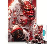 Puzzle de 1000 pièces représentant Une Fille démon Assassin d'anime,idéal pour Les Adolescents activité ludique et stimulante de Haute précision,découpe et détente mentale (38x52cm)