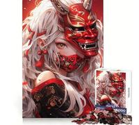 Puzzle de 1000 pièces représentant Une Fille démon Assassin d'anime, idéal pour Les Adolescents défi intellectuel, détente et Loisirs, Assemblage sans Couture, Cadeau de Noël Parfait (50x75cm)