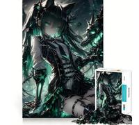 Puzzle de 1000 pièces représentant Une Fille Squelette de Dragon Anime Activité ludique et stimulante pour renforcer Les Liens familiaux (38x26cm) Emboîtement Parfait sans espaces
