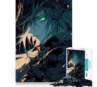 Puzzle de 1000 pièces représentant Une guerrière d'anime activité ludique et stimulante pour renforcer Les Liens familiaux (38x26cm),avec des pièces Parfaitement emboîtables et sans espaces