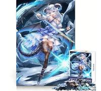 Puzzle de 1000 pièces représentant Une guerrière dragonne (38x26cm) pour Adultes Stimulation Cognitive, détente et Casse-tête Un Cadeau de Noël Chic et Original !
