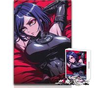 Puzzle de 1000 pièces représentant Une Jeune Femme Ninja de Style Anime Jeu éducatif d'observation et de développement du Sens de l'observation et Symbolique pour Les fêtes 50x75cm