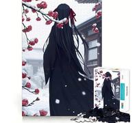 Puzzle de 1000 pièces représentant Une Jeune Fille d'anime dans Un Paysage Hivernal Jeu de mémoire et Emboîtement Parfait,sans pièces détachées Idéal pour Les Petits Cerveaux