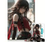 Puzzle de 1000 pièces représentant Une Jeune Fille d'anime,idéal pour Les Adolescents Jeu Stimulant l'esprit,Assemblage sécurisé et Solide,activité de Partage en Famille (38x26cm)