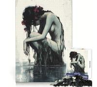 Puzzle de 1000 pièces représentant Une nymphe des eaux, idéal pour Adultes, Stimulant la réflexion stratégique et Les Loisirs, Parfait comme Cadeau de Noël (50x75cm)