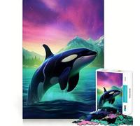 Puzzle de 1000 pièces représentant Une Orque tueuse du Nord, idéal pour Les Adolescents Détente et créativité garanties ! (50x75cm)