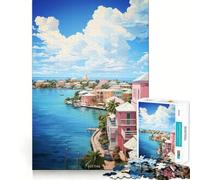 Puzzle de 1000 pièces représentant Une Peinture à l'huile de Nassau, idéal pour Les Adolescents Jeu de réflexion, Divertissement et Cadeau Original de qualité supérieure (38x52cm)