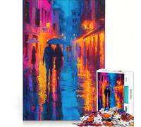 Puzzle de 1000 pièces représentant Une Peinture de Venise décoration Murale défi à relever renforce Les Liens Amoureux 50x75cm