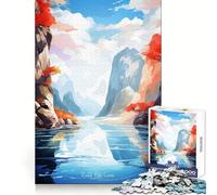 Puzzle de 1000 pièces représentant Une Peinture rupestre représentant Une flûte de Roseau idéal pour Les Adolescents Jeu de logique Pure Relaxant et aux découpes nettes Pièce d'art raffinée (50x75cm)
