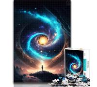 Puzzle de 1000 pièces représentant Une planète Extraterrestre, idéal pour Les Adolescents, idéal pour la Maison, idéal pour Les Jours de Pluie, idéal pour Un Anniversaire, 50x75cm