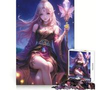 Puzzle de 1000 pièces représentant Une Princesse Elfe d'anime, idéal pour Les Adolescents entraînement à la Concentration, évasion paisible, Assemblage précis, Cadeau attentionné (50x75cm)