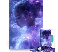 Puzzle de 1000 pièces représentant Une samouraï Mystique (38x26cm) Cadeau de qualité supérieure pour Adultes Idéal pour développer sa mémoire et Passer Un Moment paisible