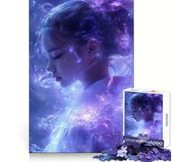 Puzzle de 1000 pièces représentant Une samouraï Mystique (38x26cm) Cadeau de qualité supérieure pour Adultes Idéal pour développer sa mémoire et Passer Un Moment paisible