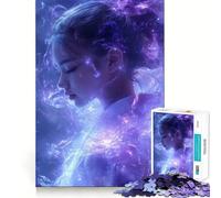 Puzzle de 1000 pièces représentant Une samouraï Mystique (Anime) Jeu de logique pour Adultes et Adolescents Découpe de précision (50x75cm)