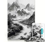 Puzzle de 1000 pièces représentant Une scène Traditionnelle Mystique pour Adultes Jeu de réflexion Moments de complicité Découpe soignée Surprise d'anniversaire (38x52cm)