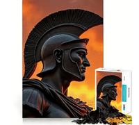 Puzzle de 1000 pièces représentant Une Statue de Guerrier Romain pour Adultes Renforce la mémoire, apaise l'esprit, qualité supérieure, Surprise chaleureuse (50x75cm)