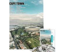 Puzzle de 1000 pièces représentant Une Vue aérienne du Stade du Cap Un Jeu éducatif et Stimulant à compléter idéal pour Les 14 Ans et Plus 50x75cm