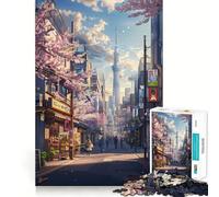 Puzzle de 1000 pièces représentant Une Vue de la Ville de Tokyo idéal pour Les Adolescents Un Jeu Stimulant et Amusant pour développer Leurs capacités cognitives et Leur créativité Un Cadeau élégant