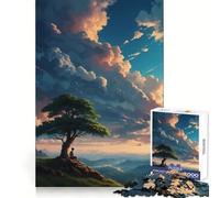 Puzzle de 1000 pièces représentant Une Vue imprenable sur Une Montagne Solitaire idéal pour Les Adultes Stimulez Votre mémoire Ensemble et amusez-Vous Assembler Cette Image Un Objet de Collection