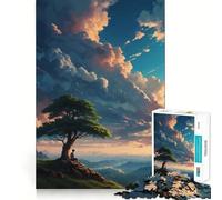 Puzzle de 1000 pièces représentant Une Vue imprenable sur Une Montagne Solitaire idéal pour Les Adultes Stimulez Votre mémoire Ensemble et amusez-Vous Assembler Cette Image Un Objet de Collection