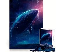 Puzzle de 1000 pièces Requin-Baleine pour Adolescents Activité cérébrale stimulante Bords Nets Cadeau Original (38x26cm)