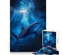 Puzzle de 1000 pièces Requin-Baleine pour Adolescents, thème océan, idéal pour stimuler la mémoire, apaiser l'esprit et Offrir Un Cadeau de Noël Chaleureux (50x75cm)
