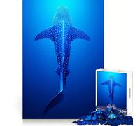 Puzzle de 1000 pièces Requin-Baleine sous-Marin Idées claires, Distraction Douce, Bords précis, Cadeau Symbolique (50x75cm)