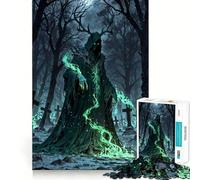 Puzzle de 1000 pièces Revenant du cimetière nécrotique pour Adolescents développement de la mémoire, Design apaisant et Amusant, Cadeau élégant (38x52cm)