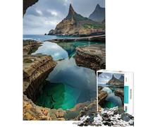 Puzzle de 1000 pièces « Rivages mystiques à l'aube » pour Adolescents idéal pour Un Anniversaire ou Noël Activités familiales et Jeux Amusants à partir de 14 Ans (38x52cm)