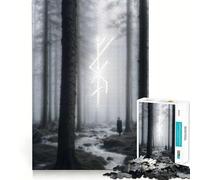Puzzle de 1000 pièces Rune de Freya dans la forêt Mystique pour Adultes Jeu de logique, détente et Divertissement, pour Les vœux du Père Noël (38x26cm)