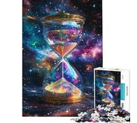 Puzzle de 1000 pièces Sablier Galactique Puzzle pour Adolescents Assemblage du Motif Entraînez Votre Cerveau et Vos Mains Cadeau pour Les Amis et la Famille (Dimensions : 38x52cm)