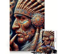 Puzzle de 1000 pièces Sagesse ancestrale dévoilée pour Adolescents activité de Loisirs stimulante et créative, Assemblage Solide, (50x75cm)