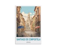 Puzzle de 1000 pièces Saint-Jacques-de-Compostelle, Espagne, Puzzle en Papier pour Enfants et Adultes, Jeu de Puzzle, Jouet, Cadeau, décoration Murale, 38 x 26 cm